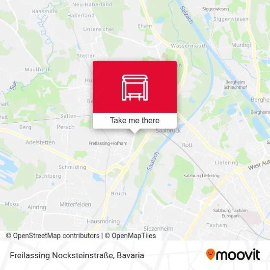Freilassing Nocksteinstraße map