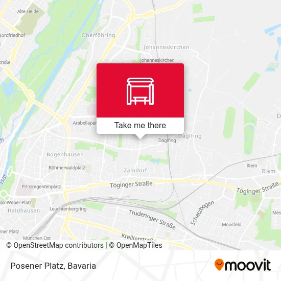 Posener Platz map