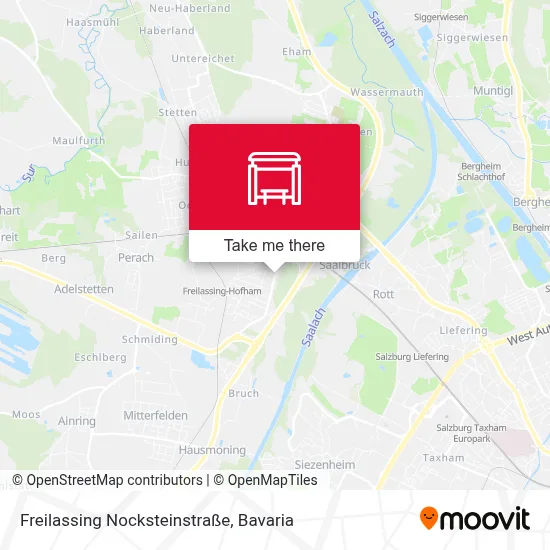 Freilassing Nocksteinstraße map