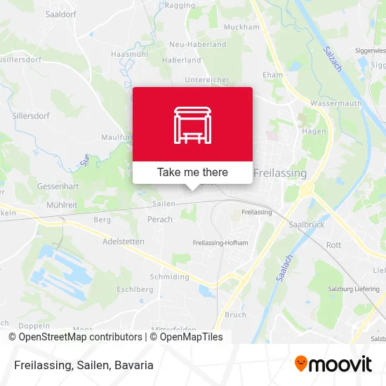 Freilassing, Sailen map