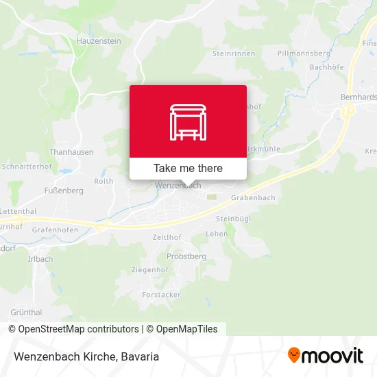 Wenzenbach Kirche map