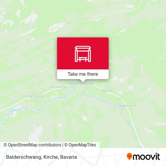 Карта Balderschwang, Kirche