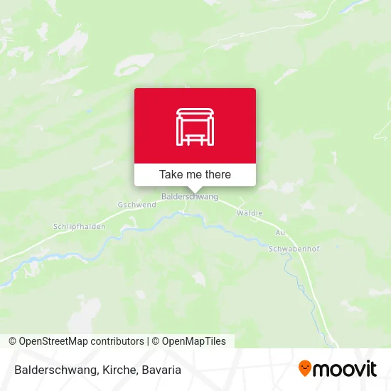 Карта Balderschwang, Kirche