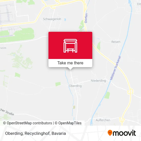 Карта Oberding, Recyclinghof
