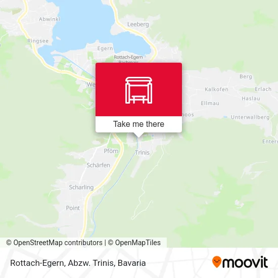 Карта Rottach-Egern, Abzw. Trinis