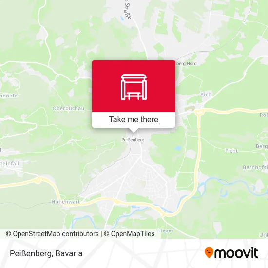 Peißenberg map