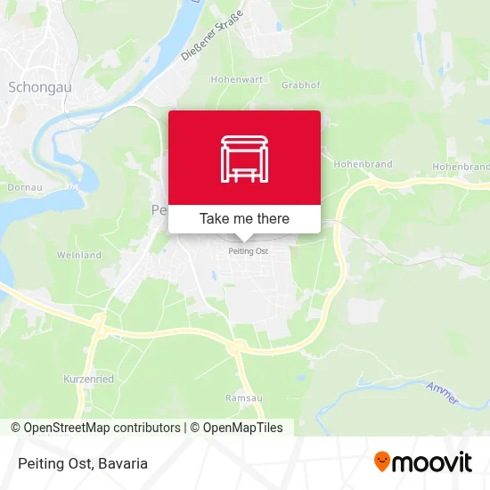 Peiting Ost map