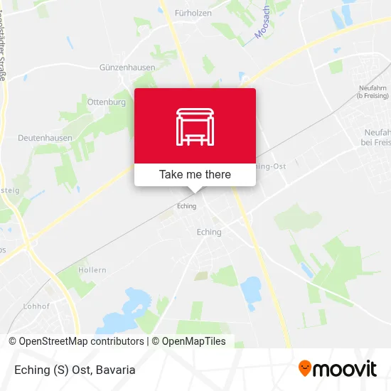 Eching (S) Ost map