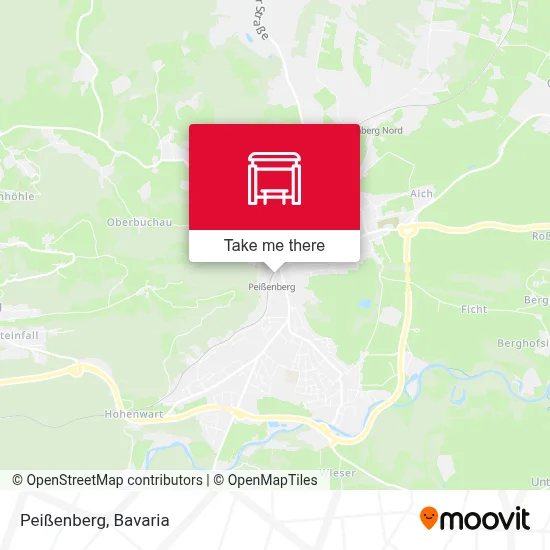Peißenberg map