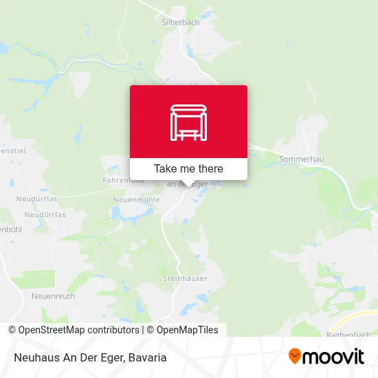 Neuhaus An Der Eger map