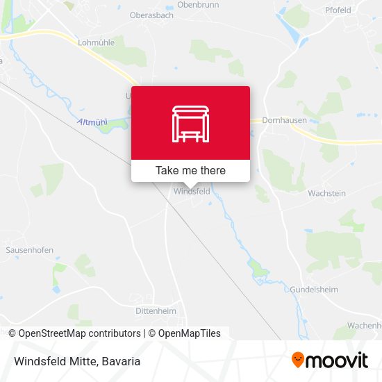 Карта Windsfeld Mitte