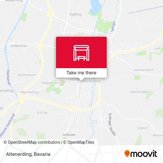 Карта Altenerding