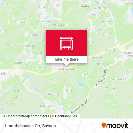 Карта Umrathshausen Ort