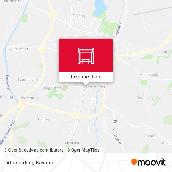 Карта Altenerding