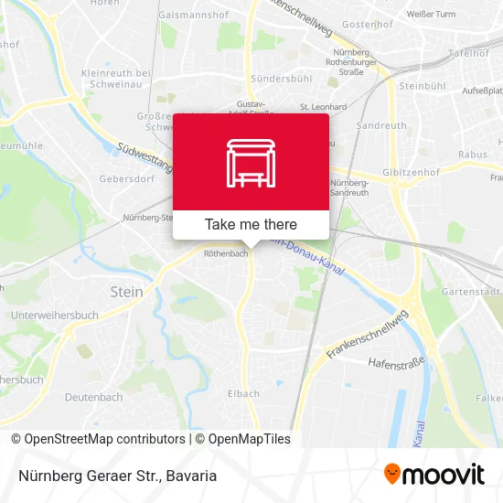 Карта Nürnberg Geraer Str.