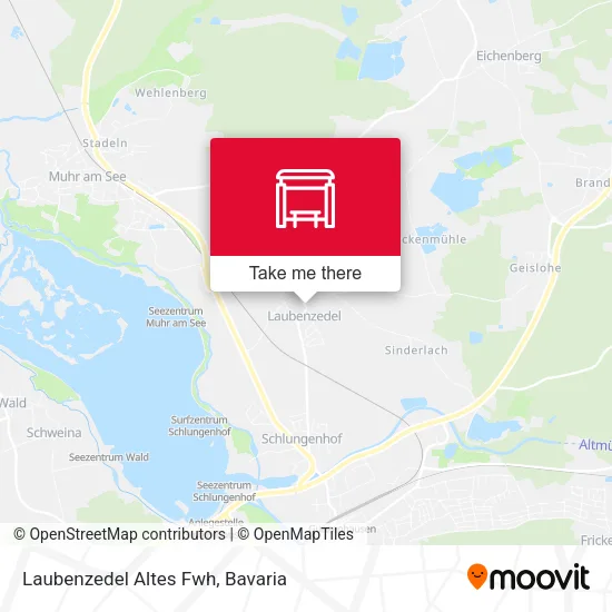 Карта Laubenzedel Altes Fwh
