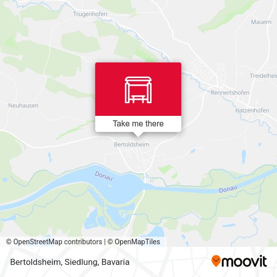 Карта Bertoldsheim, Siedlung