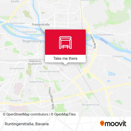 Карта Runtingerstraße