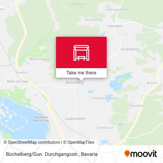 Карта Büchelberg/Gun. Durchgangsstr.