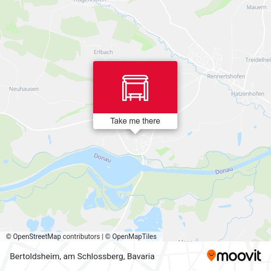 Карта Bertoldsheim, am Schlossberg