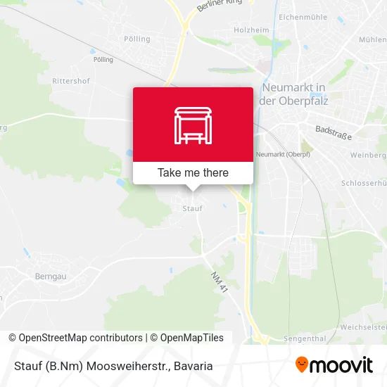 Карта Stauf (B.Nm) Moosweiherstr.