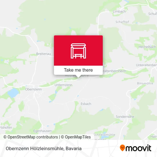 Карта Obernzenn Hölzleinsmühle