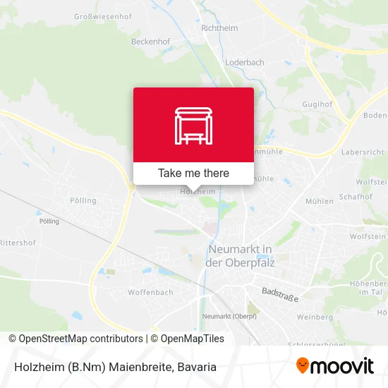 Карта Holzheim (B.Nm) Maienbreite