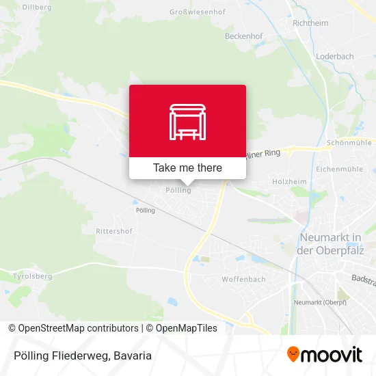 Карта Pölling Fliederweg