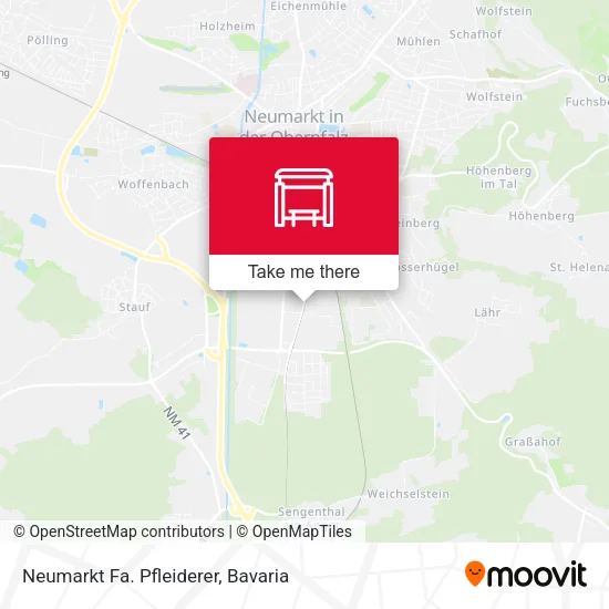 Карта Neumarkt Fa. Pfleiderer
