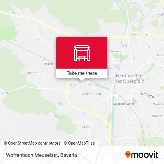 Карта Woffenbach Meuselstr.