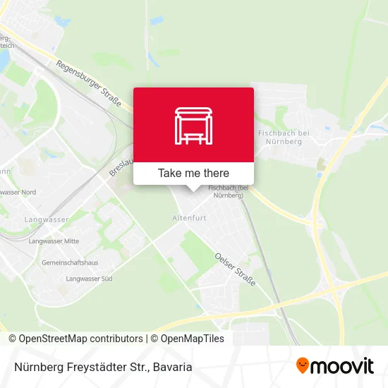 Карта Nürnberg Freystädter Str.