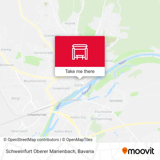 Карта Schweinfurt Oberer Marienbach