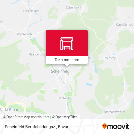 Карта Scheinfeld Berufsbildungsz.