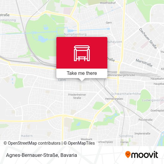 Карта Agnes-Bernauer-Straße