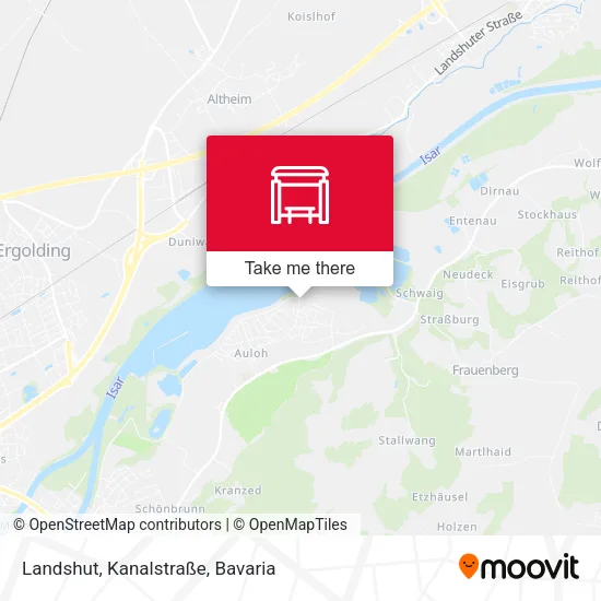 Карта Landshut, Kanalstraße