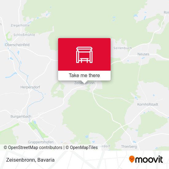 Карта Zeisenbronn