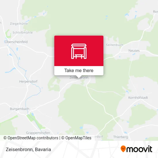 Карта Zeisenbronn