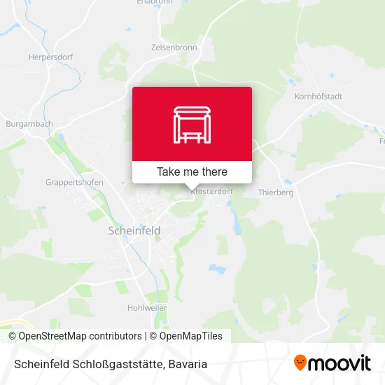 Карта Scheinfeld Schloßgaststätte