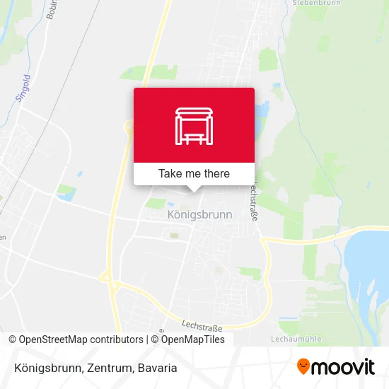Карта Königsbrunn, Zentrum