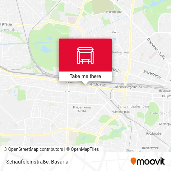 Карта Schäufeleinstraße