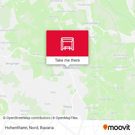 Карта Hohenthann, Nord