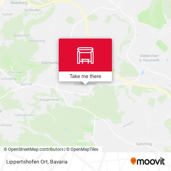 Карта Lippertshofen Ort