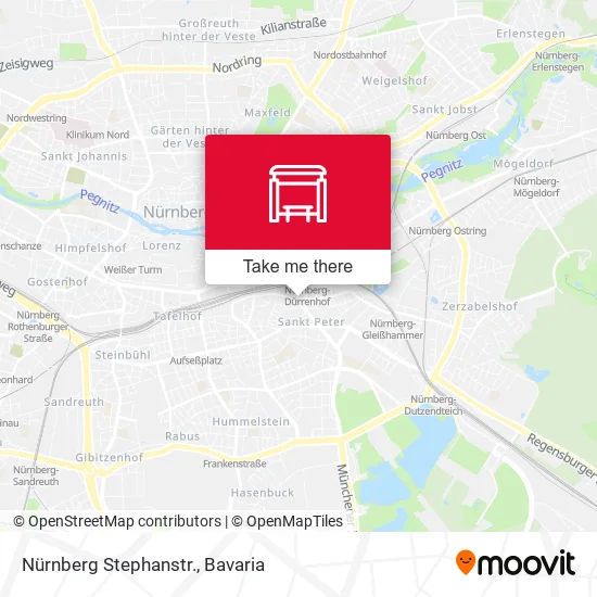 Карта Nürnberg Stephanstr.
