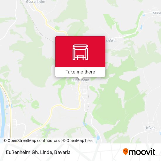 Eußenheim Gh. Linde map