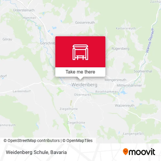 Карта Weidenberg Schule