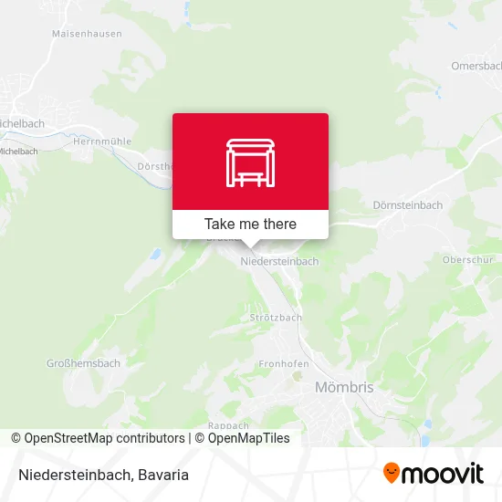 Niedersteinbach map