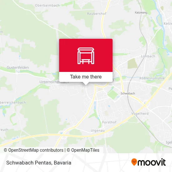 Schwabach Pentas map