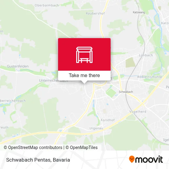 Schwabach Pentas map
