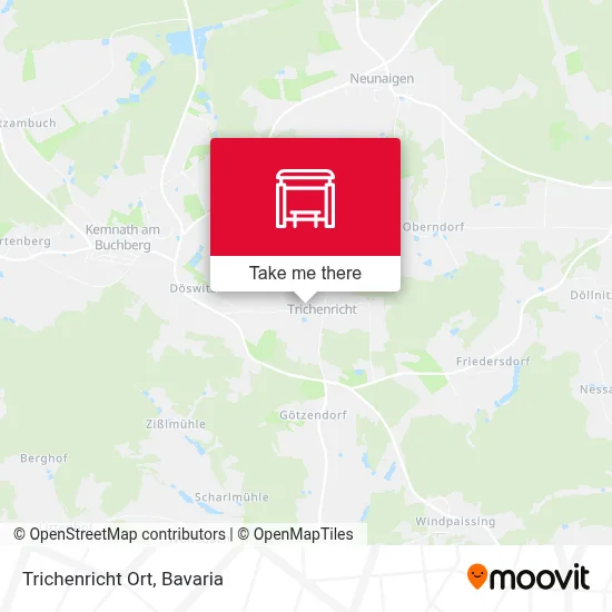 Trichenricht Ort map