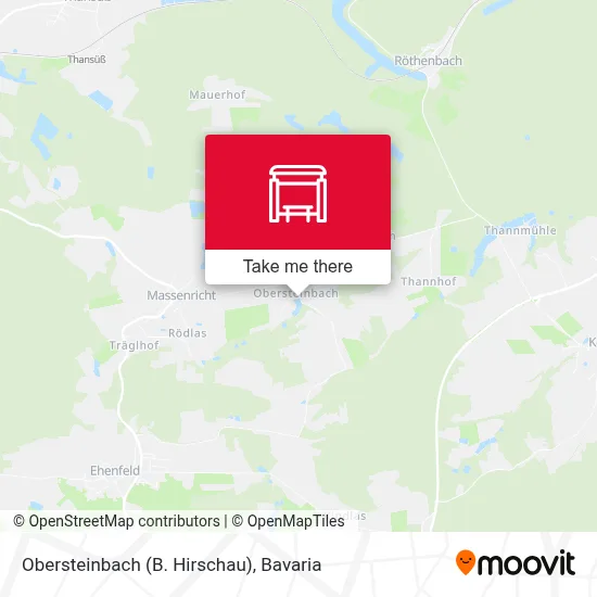 Obersteinbach (B. Hirschau) map
